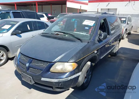 2004 Dodge Grand Caravan Sxt из США, поврежденный, VIN 2D4GP44L54R607001